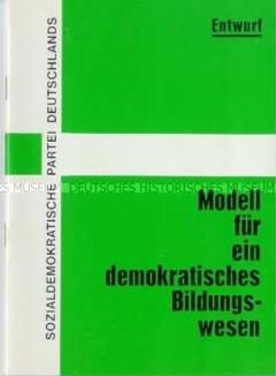 Broschüre mit den Vorstellung der SPD zur Bildungspolitik