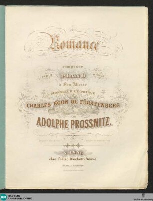 Romance pour le piano