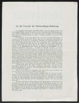 Brief von Fritz Brehmer an Margarete Hauptmann