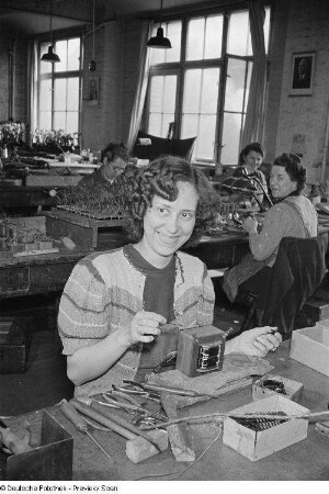 Porträt einer Arbeiterin