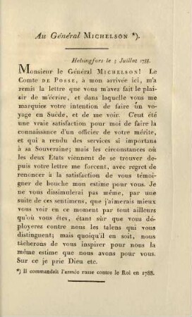 251, Au Général Michelson
