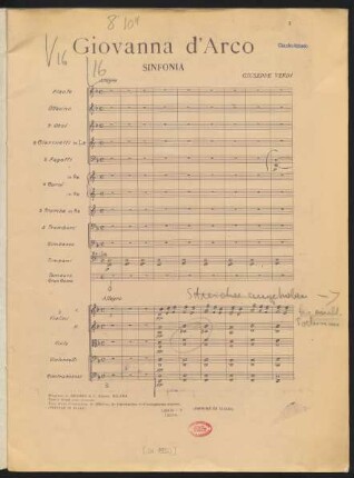Giovanna d'Arco : sinfonia