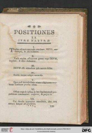 Positiones