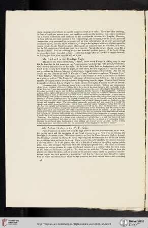 Mr. Arthur Hoeber in the New York Globe
