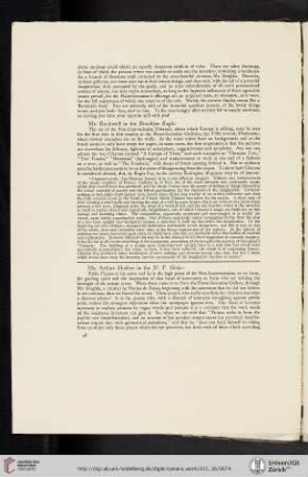 Mr. Arthur Hoeber in the New York Globe