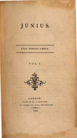 Letters of Junius, 1