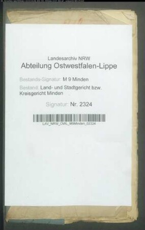 Sonstige: Westerheide, Friedrich Hermann Heinrich:
