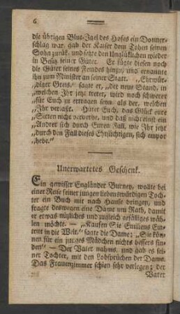 Unerwartetes Geschenk