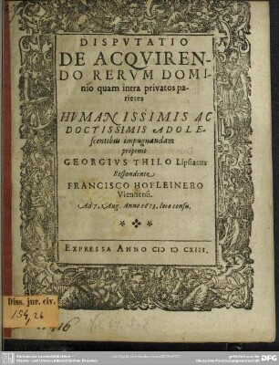 De acquirendo rerum dominio