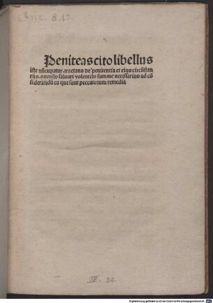 Poeniteas cito : mit Kommentar 'Praesens libellus ...' und Interlinearglossen. Mit einem Anhang kommentierter lat. Verse über die katechetischen Stücke