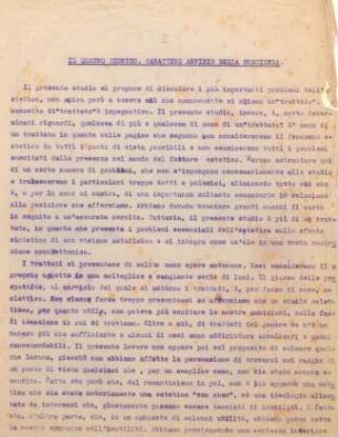 2-19, I IL QUADRO TEORICO. CARATTERE ANFIBIO DELLA COSCIENZA.