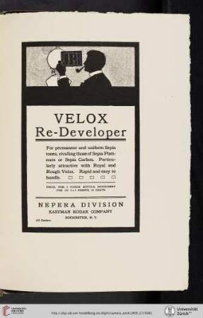 Nepera Division, Eastman Kodak Company [Velox Re-Developer]