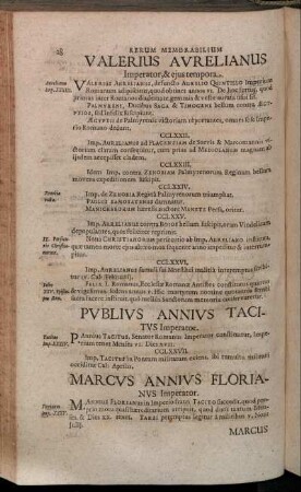 Publius Annius Tacitus Imperator.