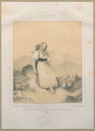 "Costume des environs de Fribourg. Brisgau."