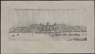 Ansicht des kurfürstlichen Stadtschlosses von der Stadtseite