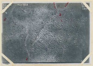 Foto von Stellungen nordwestlich von Chattancourt (Luftbild)