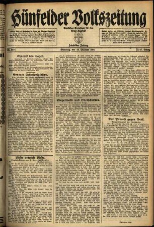 Ausgabe vom Dienstag, den 18. Oktober 1921.