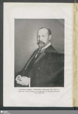 Exzellenz Lingner, Wirklicher Geheimer Rat, Dr. h. c.