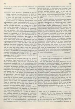 345-346 [Rezension] Schweitzer, Albert, Geschichte der Leben-Jesu-Forschung
