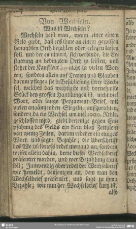 Von Wechseln