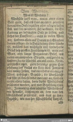 Von Wechseln