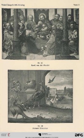 Tafel I-VI