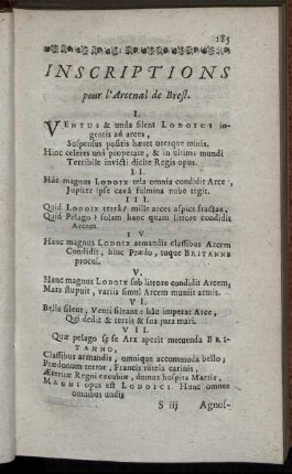 Inscriptions pour l'Arcenal de Brest.