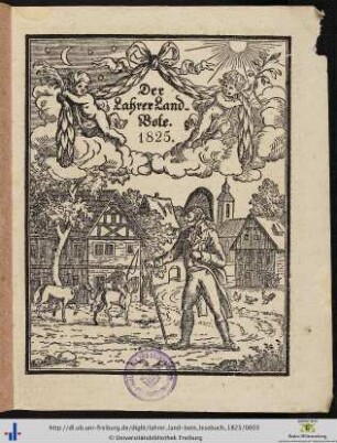 25: Der Lahrer Land-Bote oder Lesebuch für den Bürger und Landmann: ... auf das Jahr 1825