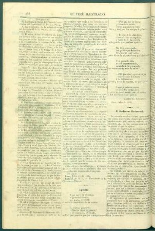 Apólogo.