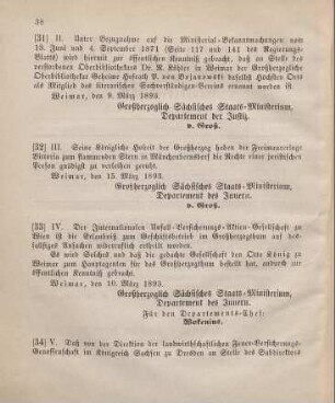 33. Ministerial-Bekanntmachung, die Ertheilung der Erlaubniß zum Geschäftsbetrieb im Großherzogthum an die Internationale Unfall-Versicherungs-Aktien-Gesellschaft zu Wien betreffend