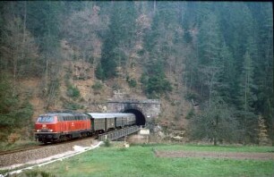 Bad Teinach Lok 215 099 Schloßbergtunnel Südportal