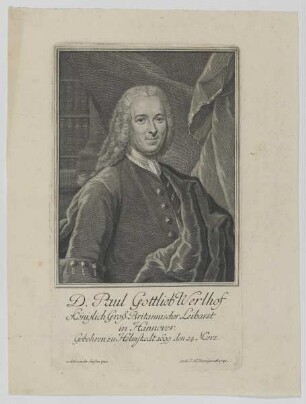 Bildnis des Paul Gottlieb Werlhof