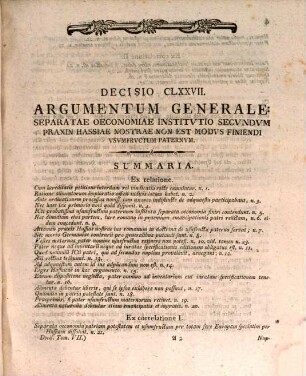 Collectionis notabiliorum decisionum Supremi Tribunalis Appellationum Hasso-Cassellani. 7. 1791