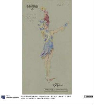 Kostüm Fingerhut für das Likörballett