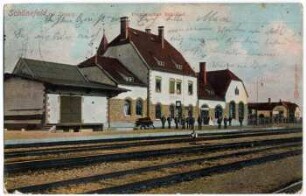 Schönefeld bei Leipzig : preußischer Bahnhof