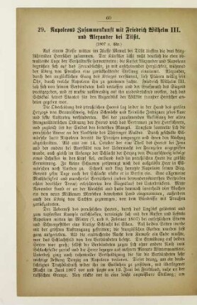 29. Napoleons Zusammenkunft mit Friedrich Wilhelm III. und Alexander bei Tilsit