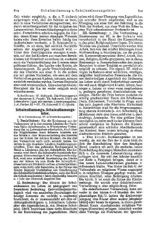 Schulentlassung u. Schulentlassungsfeier