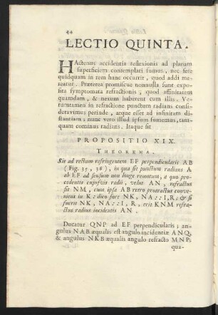 Lectio Quinta.