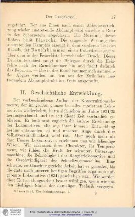 II. Geschichtliche Entwicklung