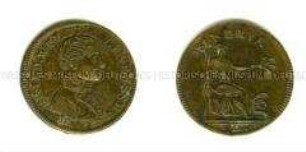 Deutschland, Nürnberger Rechenpfennig von Ernst Ludwig Sigmund Lauer auf Friedrich Wilhelm III.
