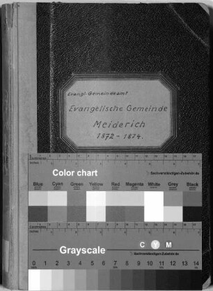 Evangelische Gemeinde Meiderich: Taufen 1872 - 1874