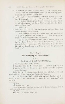 Fünftel Kapitel. Die Beendigung der Vormundschaft
