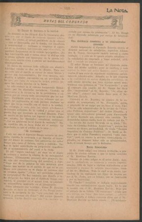 Notas del congreso