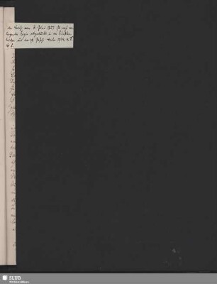 Bl. 21: SvC, Julius an Bunsen, Bologna, 05.06.1827