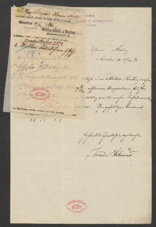Brief an B. Schott's Söhne : 05.12.1870