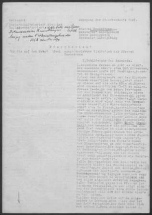 Neckarrems: Pfarrbericht 1947
