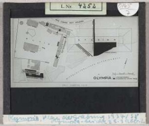 Olympia: Plan der Grabung 1937/38