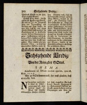 310-329, Sechzehende Predigt