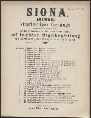 Deutsche Messen. [1], No. 1, 2