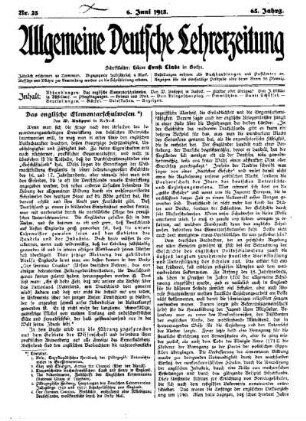 Das englische Elementarschulwesen